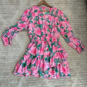 Lily Pulitzer Floral Long Sleeve Dress